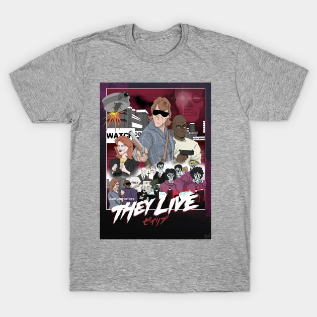 They Live T-Shirt by Hawko